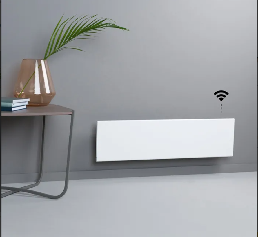 Adax Neo Wifi - Elektrische Verwarming Smart - 250 t/m 1400 watt bestelbaar - 21 cm Hoog - Inclusief wandmontage beugel - Programmeerbaar middels smart functie