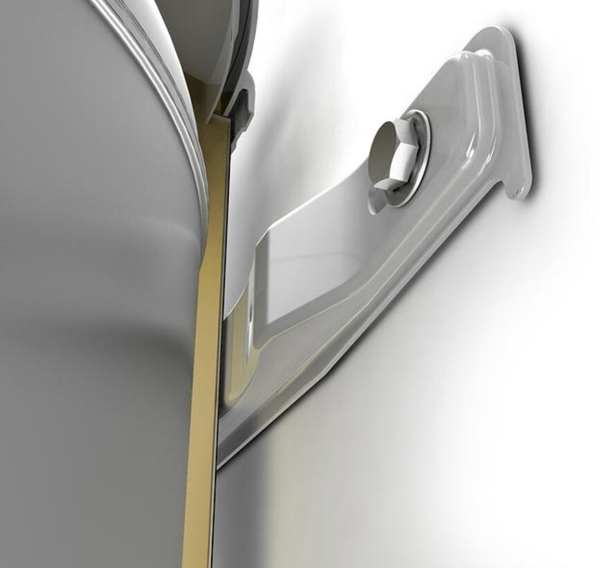 Tesy Bi-Light elektrische boiler - Montage horizontaal - Wandmontage  - 50, 80, 100, 120,150 liter - Aansluiting onderzijde - Inclusief veiligheidsventiel