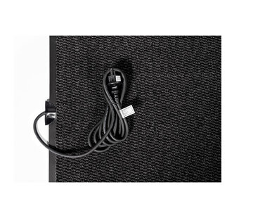 Verwarmde droogloop mat Tapijt met rubber rand