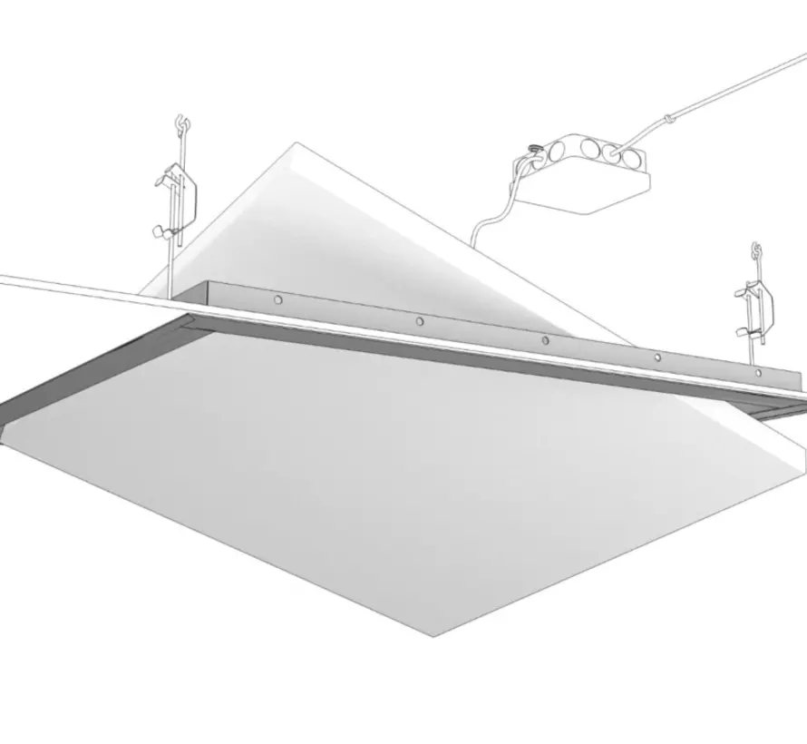 Panneau infrarouge grain 100 à 1000 watts - montage mural et plafond - Fabriqué en Europe.