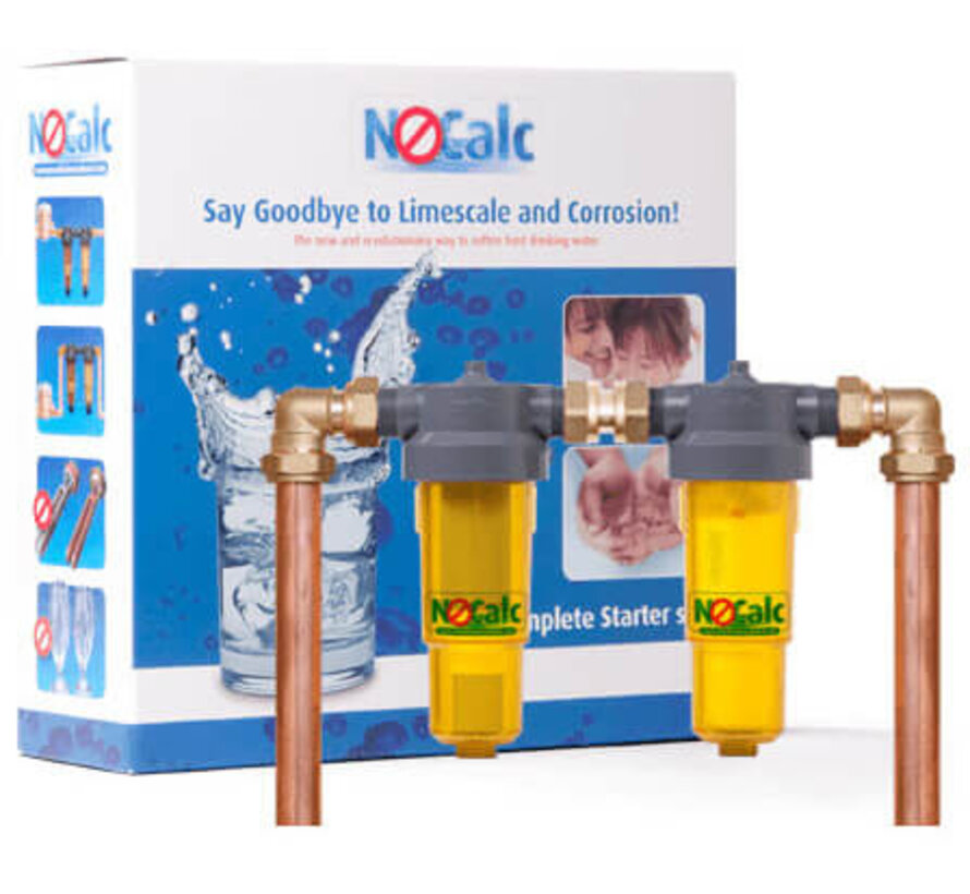 NoCalc Professioneel - Prefilter PLUS Starter Set - Inclusief aansluitset