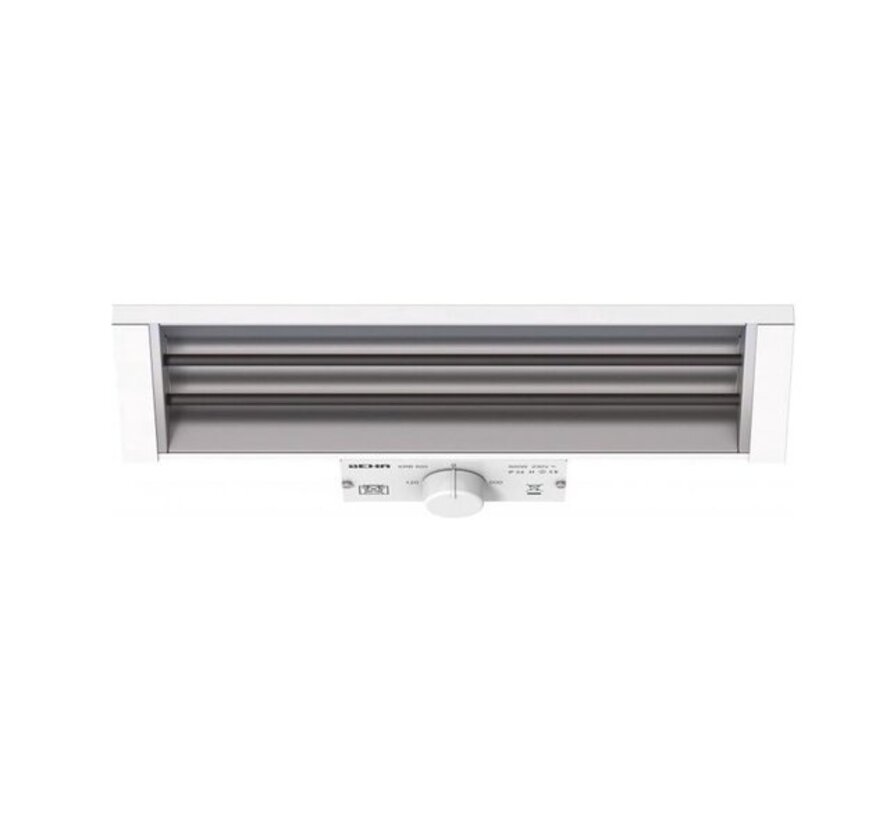 Beha badkamer elektrische badkamer straler - Infrarood verwarming met standenschakelaar - Varianten 500 en 750 watt