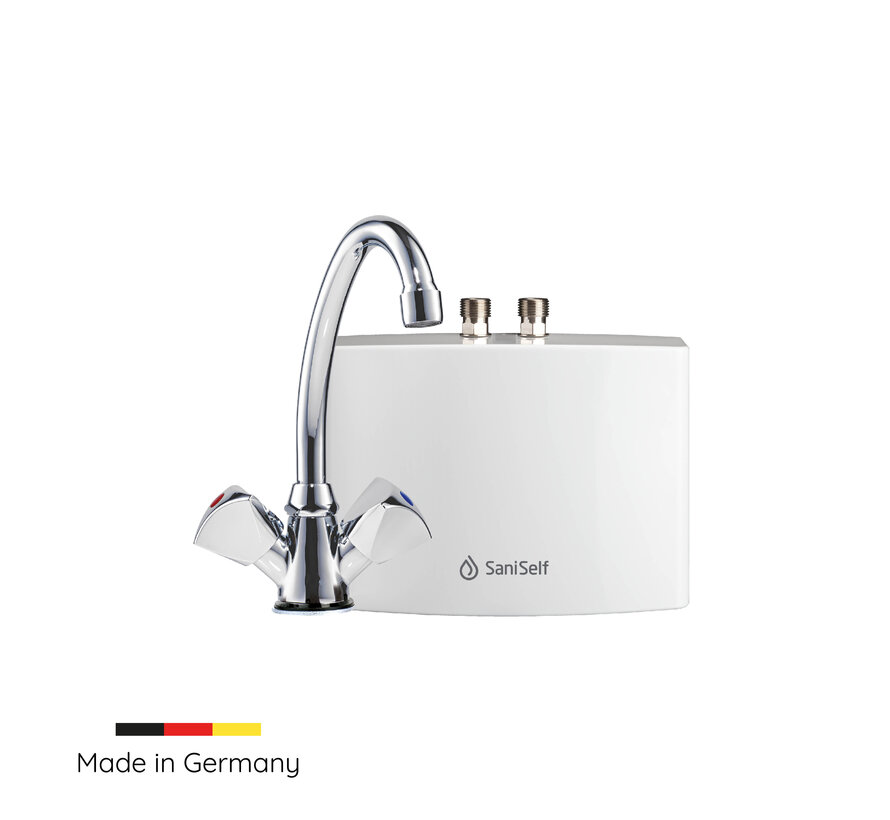 SaniSelf KDU doorstroomverwarmer (onderbouw) - 2 liter / minuut- Energielabel A - Met stekker - Herkomst Duitsland