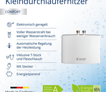 SaniSelf KDE Chauffe-eau instantané électronique