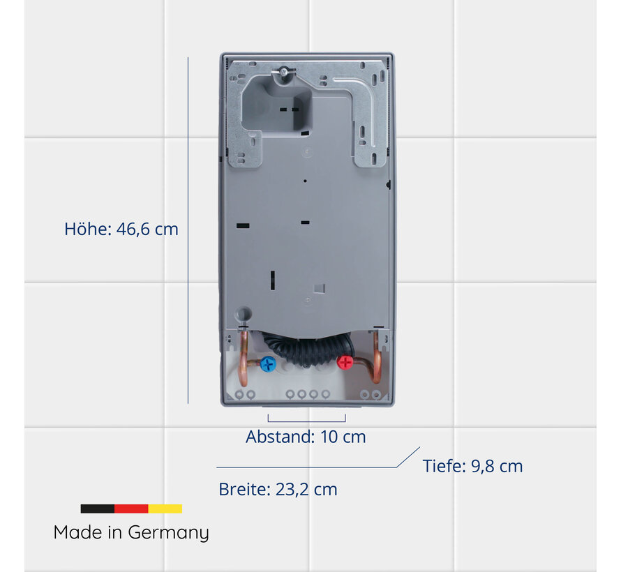 SaniSelf Premium doorstromer, 18 kW, circa 8,0 liter/min van 37°C