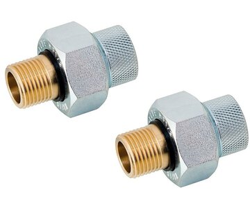Watts Vision 2 x Watts anti elektrolyse koppeling 1/2"