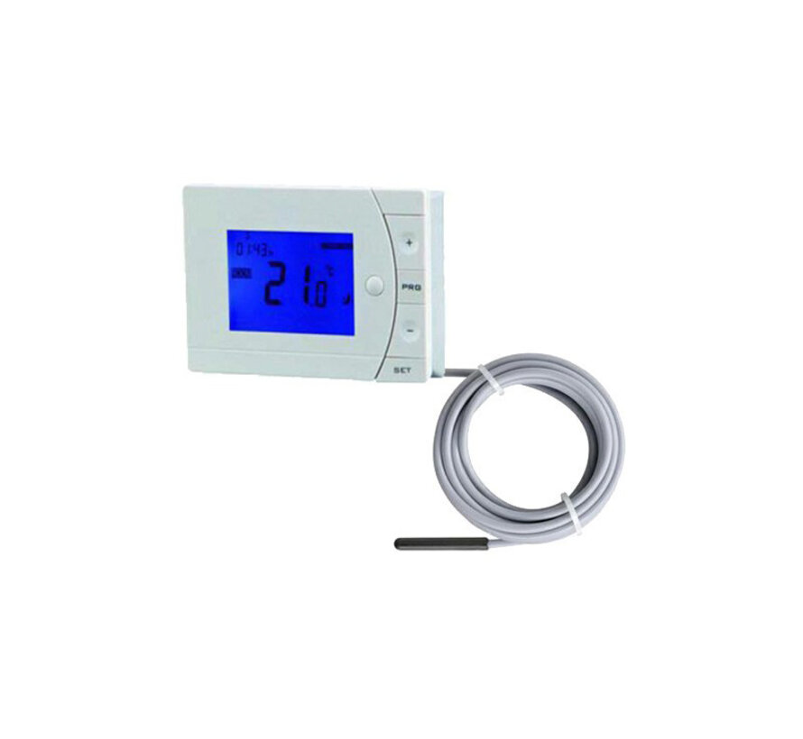 230 Optima AF - Opbouw thermostaat  voor elektrische (vloer) verwarming en conventionele verwarming 12 Volt