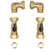 NoCalc Set de vannes pour montage angulaire + horizontal.
