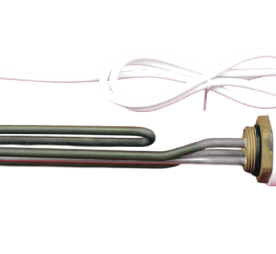 Hottech elektrisch erwarmings element - 5/4 of 6/4 Draad voor staande boilers - 230 Volt-1500-2000-3000 watt