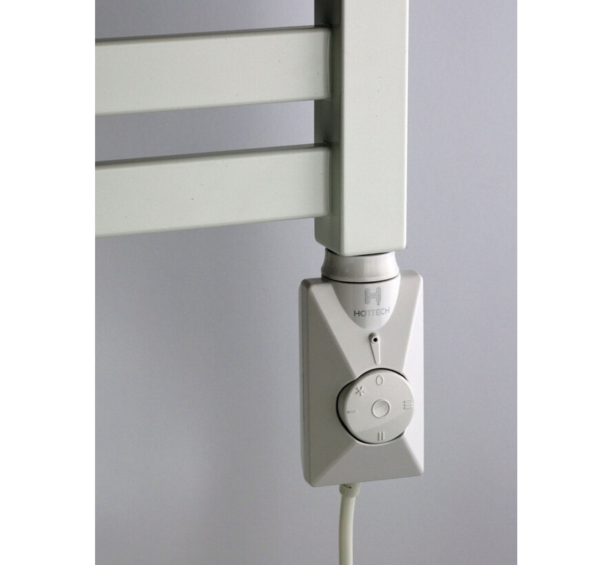 Hottech Volcano PLUS elektrisch verwarmingselement voor handdoek radiator - 300-600-900 watt - Water en omgevingstemperatuur detectie