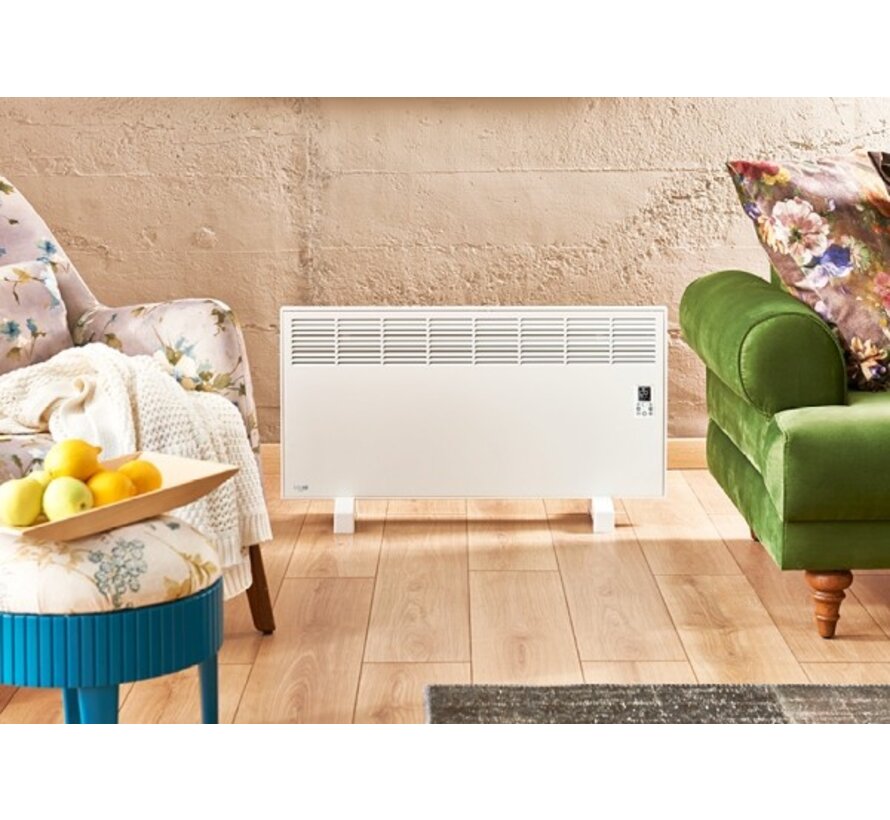 Ivigo Professional Elektrische Convector Kachel met Bewegingssensor en Klokthermostaat (500W - 2500W)