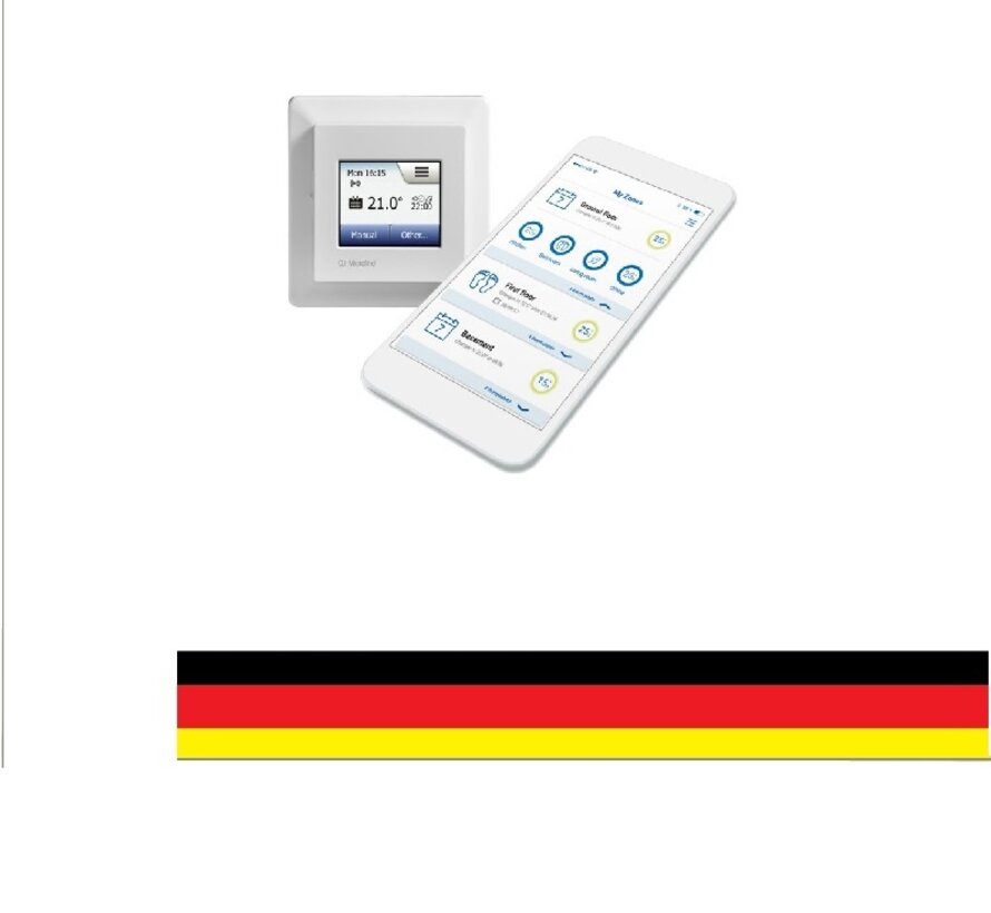 Smart thermostaat -Vloerverwarming -OJ MWD5 inclusief externe sensor - inbouw thermostaat