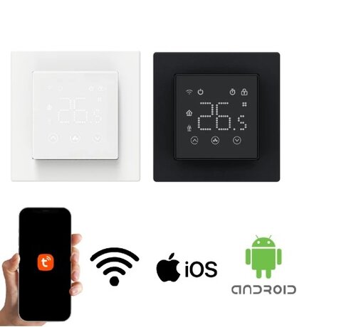 Thermostat Smart encastrable DOC3 - Adapté pour chauffage électrique (au sol) - 230 Volt - Puissance maximale 3500 Watt