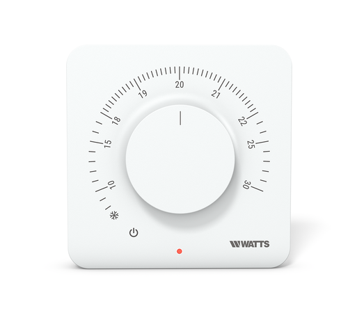 Watts Vision Le thermostat analogique Watts WT-A03 HC est adapté au chauffage et au refroidissement