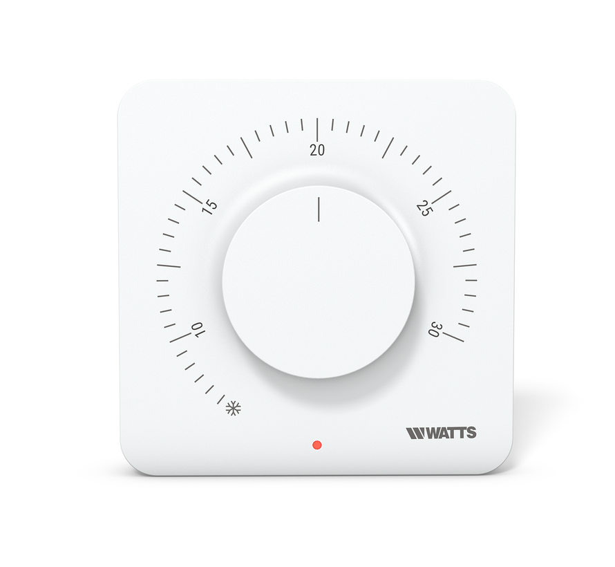 Watts WT-A03 - analoge thermostaat - voor bedrade naregelingen in vloerverwarmingssystemen.