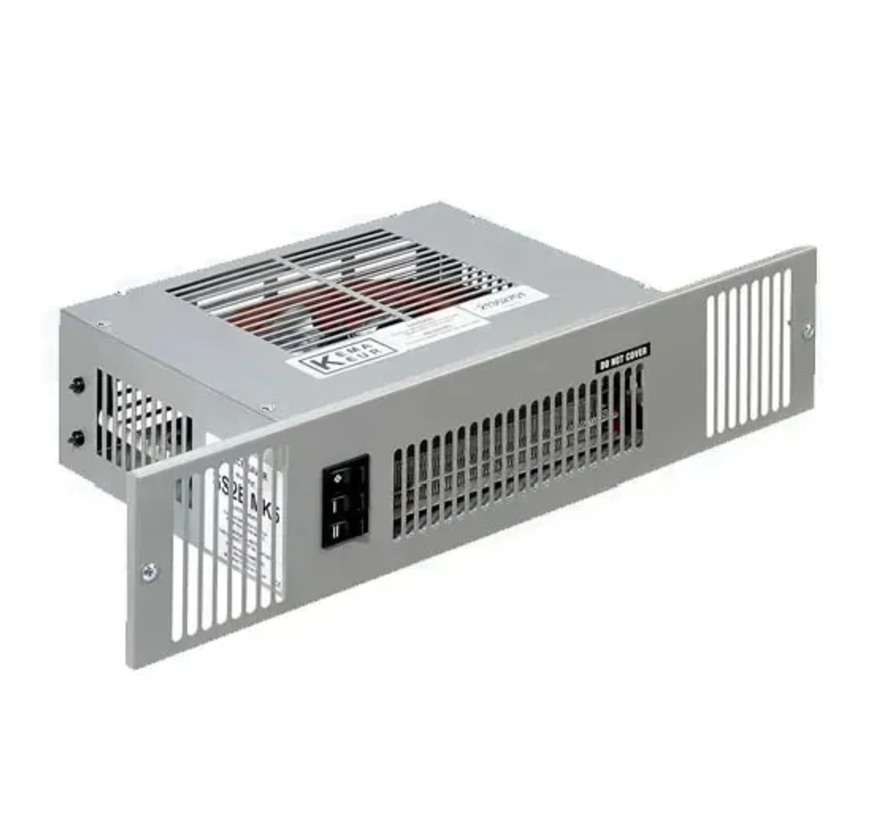 De space saver SS2E elektrische verwarming is ontworpen om te worden geplaatst onder uw standaard keukenblok