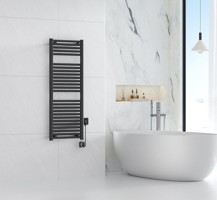 Radiateur porte-serviettes d'Elara en différentes tailles - Disponible en noir et blanc