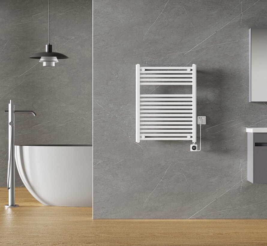 Radiateur porte-serviettes d'Elara en différentes tailles - Disponible en noir et blanc