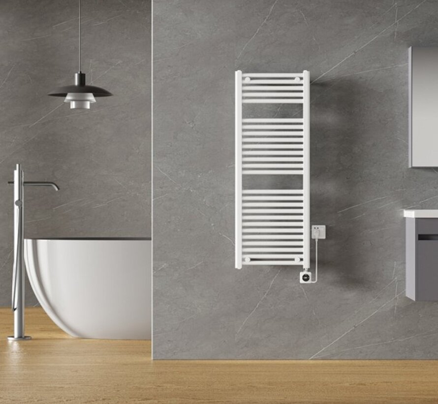 Radiateur porte-serviettes d'Elara en différentes tailles - Disponible en noir et blanc