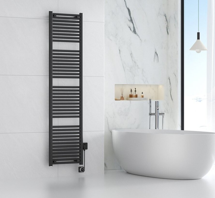 Radiateur porte-serviettes d'Elara en différentes tailles - Disponible en noir et blanc