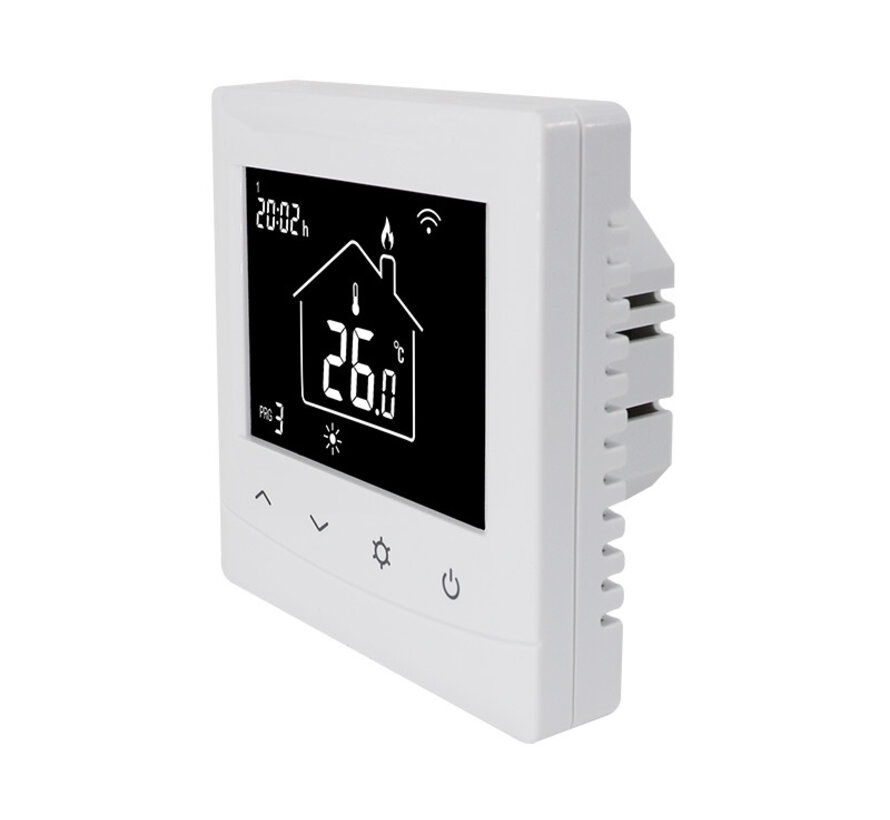 Optima W Thermostat - Fonction intelligente - Convient pour le chauffage électrique (au sol) et le chauffage conventionnel.