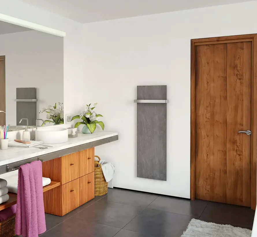 Ecosun Serviettes Support pour la: GS/CR 500 - GS/CR 300/600 - Cela transforme un panneau infrarouge design en un radiateur à serviettes design.