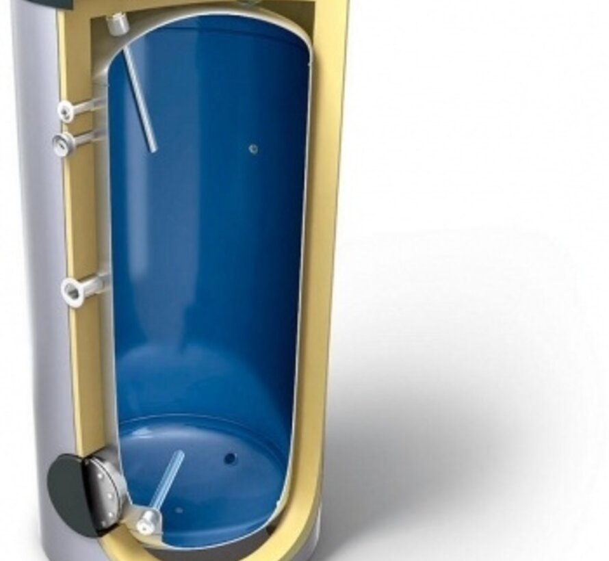 Staand watervat voor de opslag van uw warme water. Dit is een vat zonder attributen