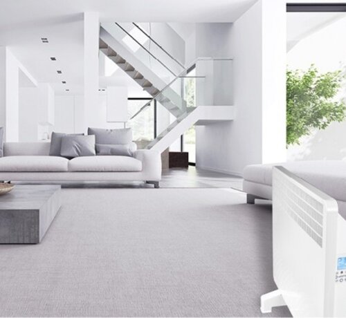 Solaris Solaris Professionnel chauffage électrique 1000 / 2000 watts - Repose-pieds et supports de fixation murale inclus
