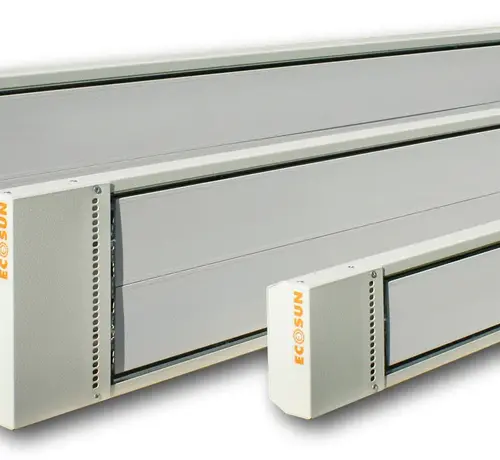 EcoSun Infrarood High Power Ecosun S+ - Montage plafond - Minimale hoogte 300 cm - Maximaal hoogte 600 cm