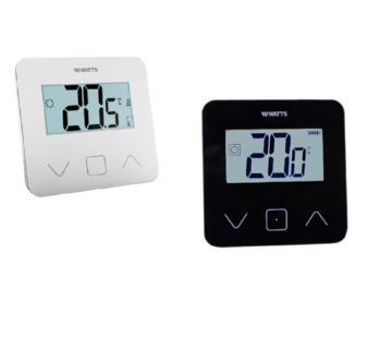 Watts Vision Watts  opbouw thermostaat Draadloos Zwart of wit- Compatible met 1.0 en 2.0