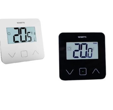 Watts Vision Watts thermostat à distance Noir ou blanc - Compatible avec 1.0 et 2.0.