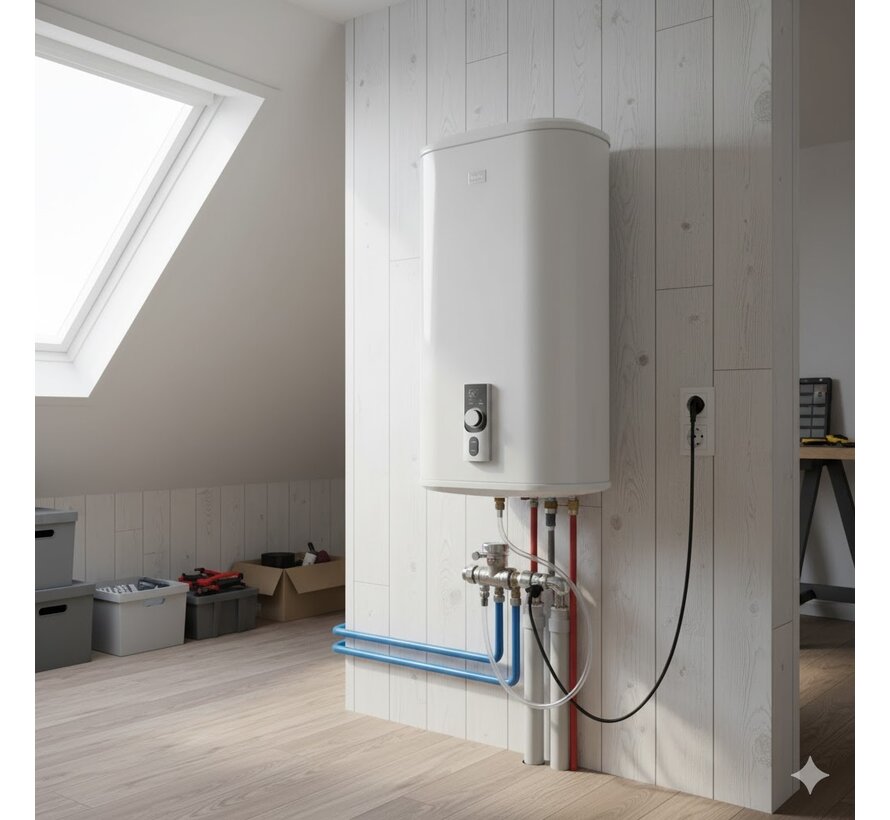 Wahlbach Flat elektrische boiler (30-100L) - Compact & Energiezuinig - Verticaal