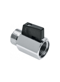 Kogelkraan mini 1/2 (btxbn) voor boiler