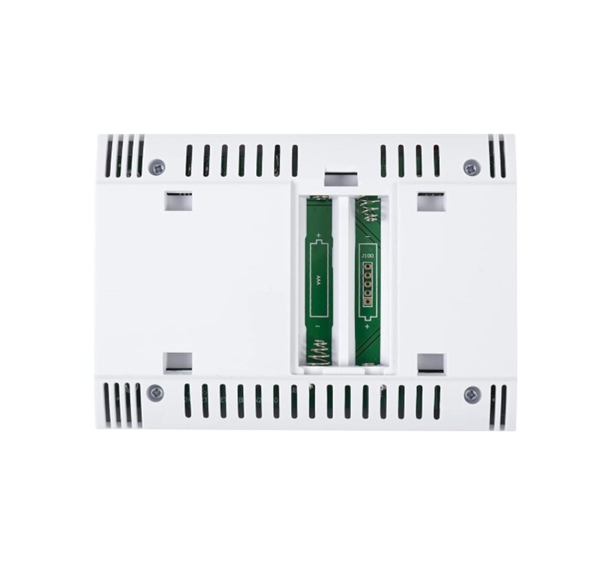 Perfecto RF thermostaat - Pro, klokthermostaat, draadloze zender, wand of op standaard geplaatst, batterij gevoed