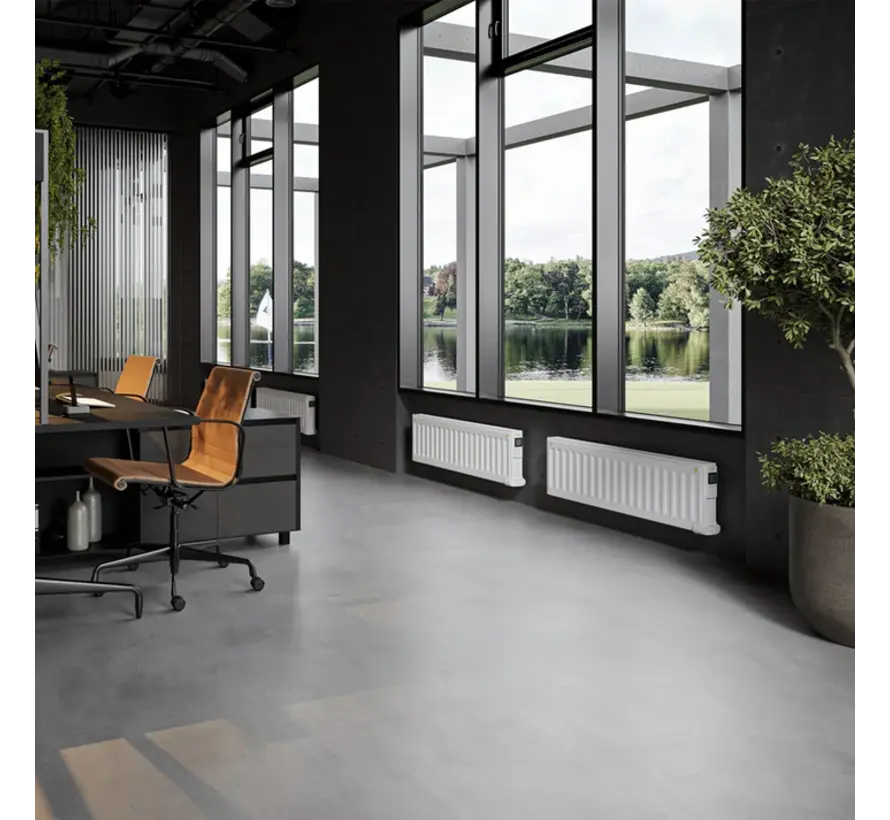 Radson Yali Digitaal Plus Elektrische Radiator - Oliegevuld - Hoogte 30cm