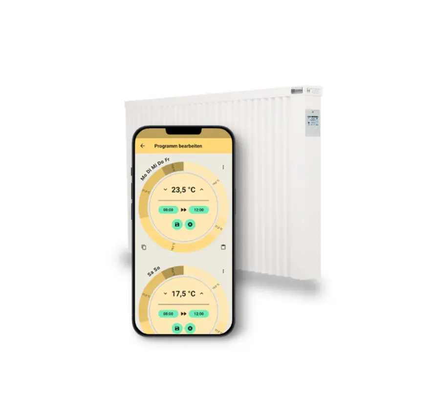 Thermotec Aeroflow Elektrische Radiator - Met Warmteopslag Steen - 61cm