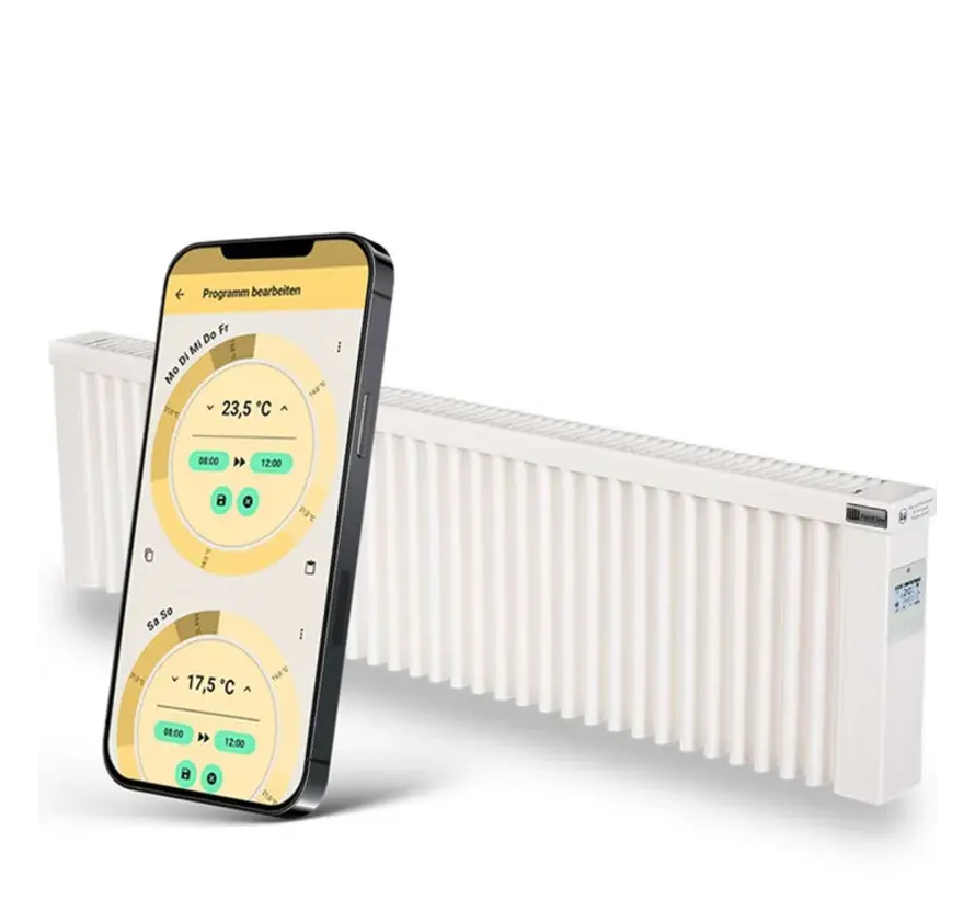 Thermotec Aeroflow Elektrische Radiator - Met Warmteopslag Steen - 33cm