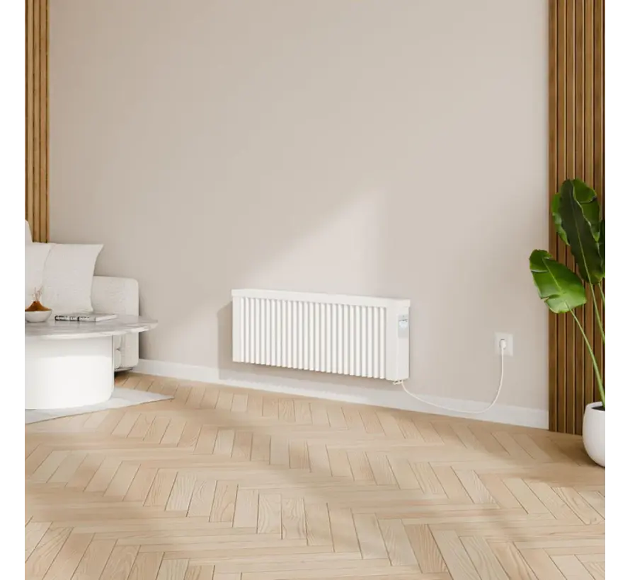 Thermotec Aeroflow Elektrische Radiator - Met Warmteopslag Steen - 33cm