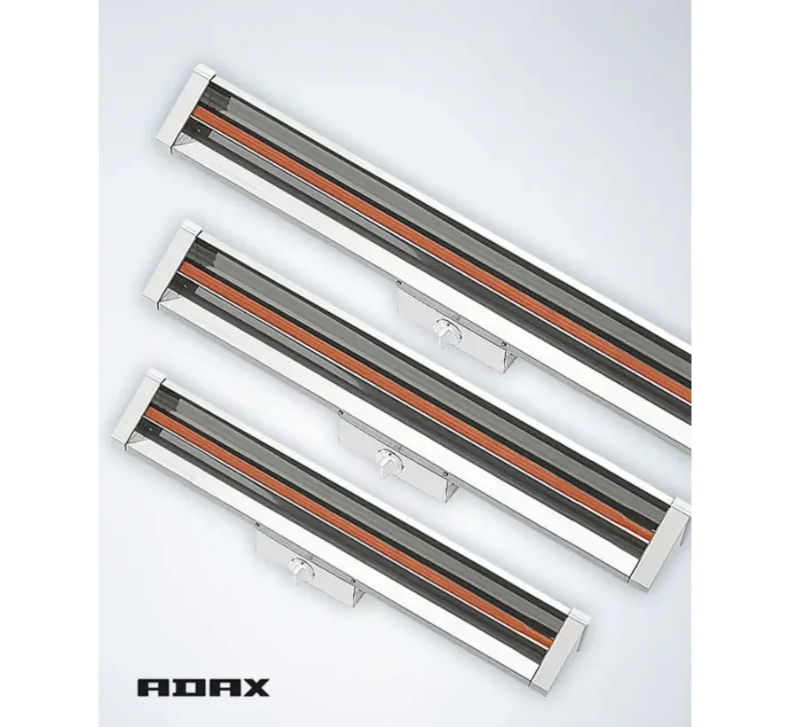 Warmtestraler voor badkamers (500-1000W) - Met 3 Vermogensstanden