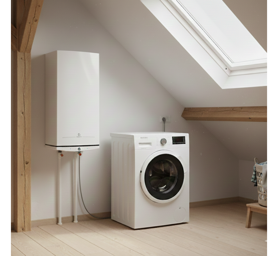 Ariston elektrische boiler, Velis EVO B - 50,80 of 100 liter, dubbele kuip met ieder 750 watt warmte element - Energielabel B