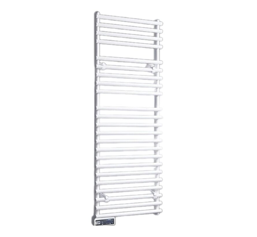 Ivigo Elektrische Handdoekradiator Wit - Klokthermostaat - 275W tot 800W - Badkamer