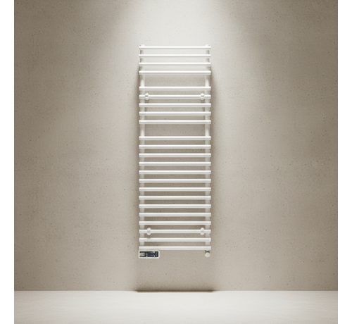 Ivigo Ivigo elektrische handdoekradiator, professional- 500 x 1000mm (450w), Wit - met elektronische thermostaat