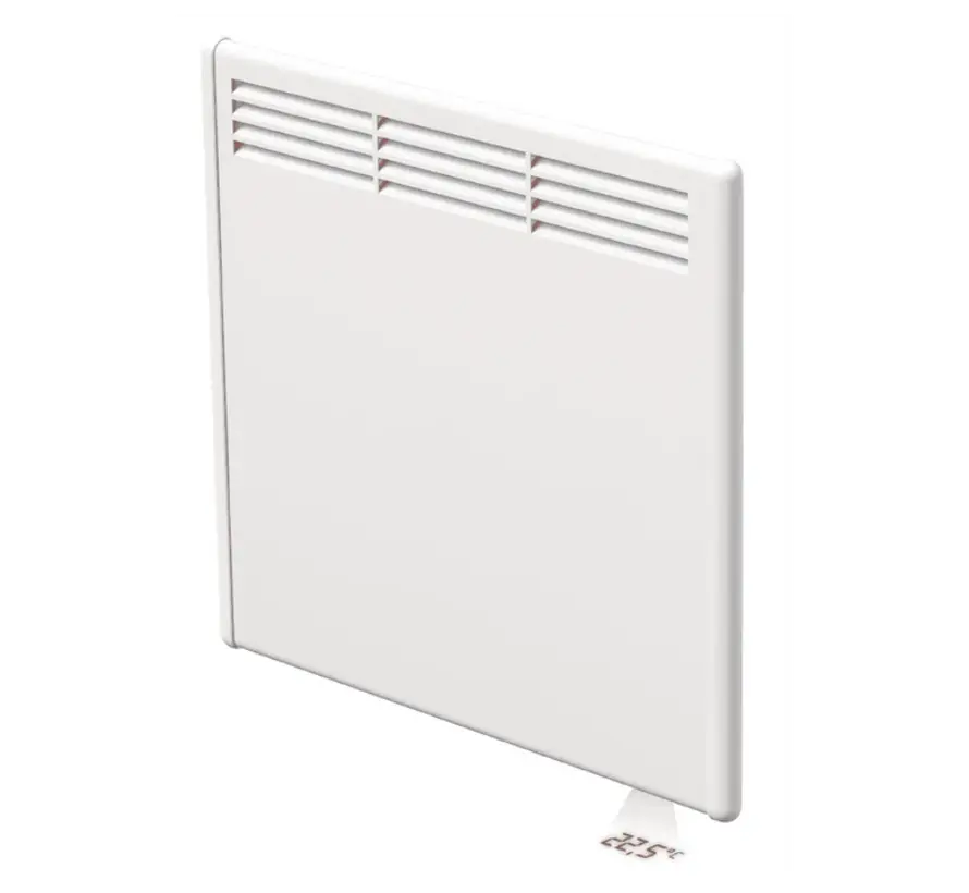 Beha elektrische convectie kachel, 400 t/m 2000w, klokthermostaat met wifi, te programmeren voor tijd en temperatuur instellingen ook via de beha app.