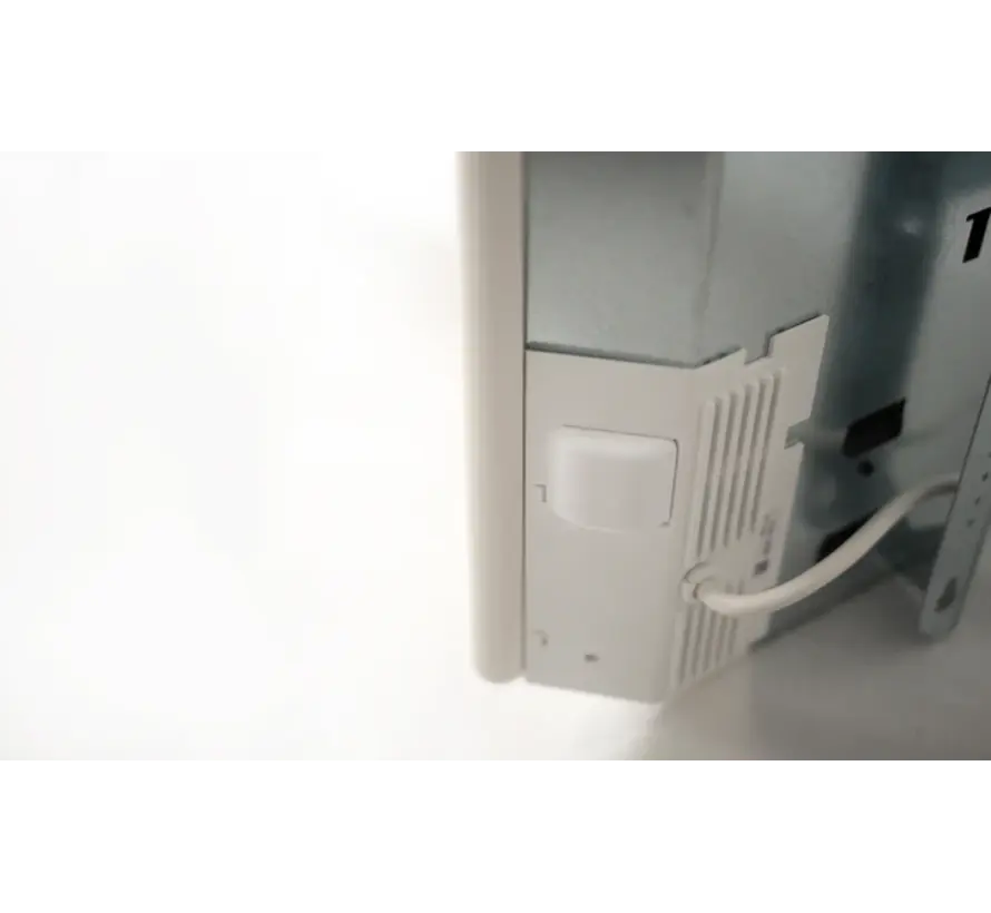 Beha elektrische convectie kachel, 400 t/m 2000w, klokthermostaat met wifi, te programmeren voor tijd en temperatuur instellingen ook via de beha app.