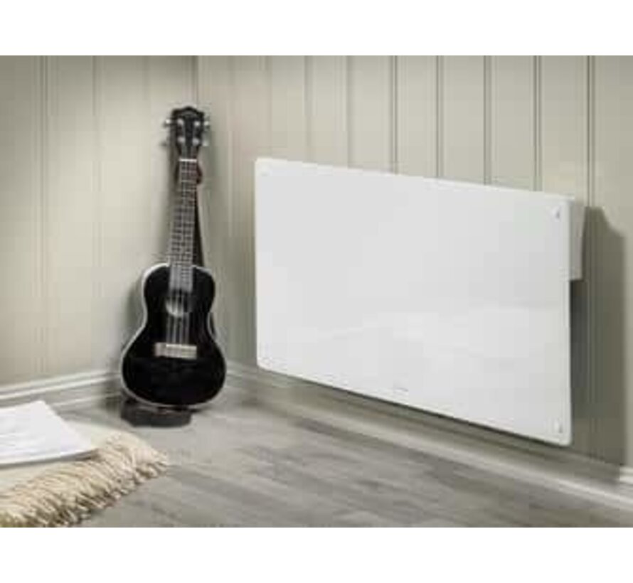 Beha PGV Wifi elektrische convector (400-1250W) - Luxe glazen frontplaat Wit