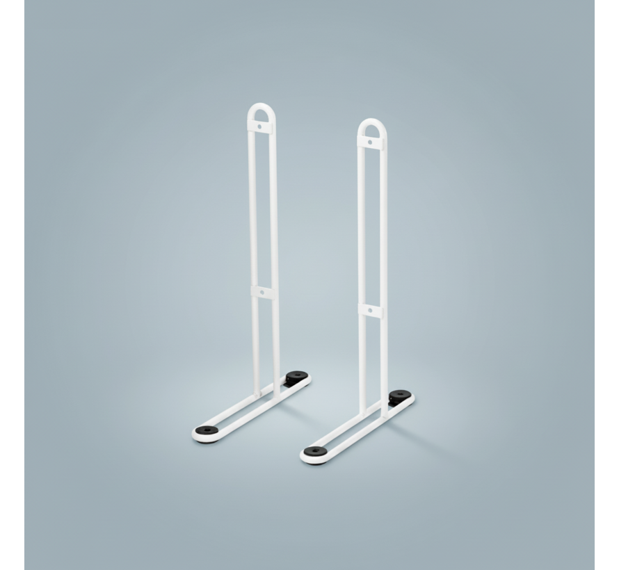 Adax Voetsteunen voor hoog model - series NP of H - kleurenkeuze: wit of zwart