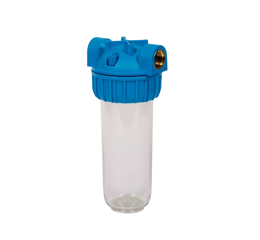 Atlas waterfilter set. Filterhuis met cartrige (5 micron) + aansluit accessoires