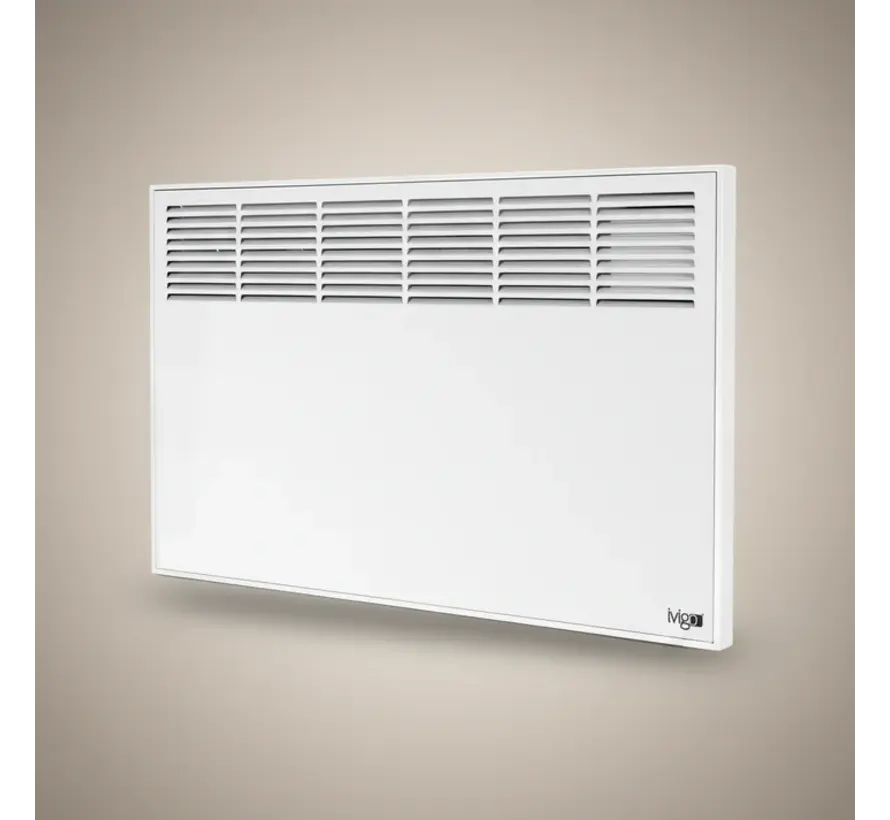 Ivigo elektrische convector kachel - Standenschakelaar - 500W tot 2500W - Wit