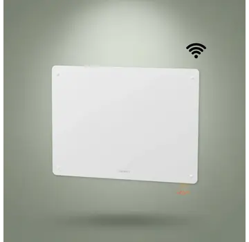 Beha Beha elektrische convector PGV wifi  - 420mm hoog met glasplaat