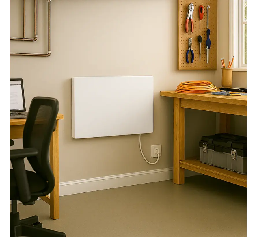 Adax elektrische convector kachel, Eco Basic - analoge thermostaat met blutooth functies